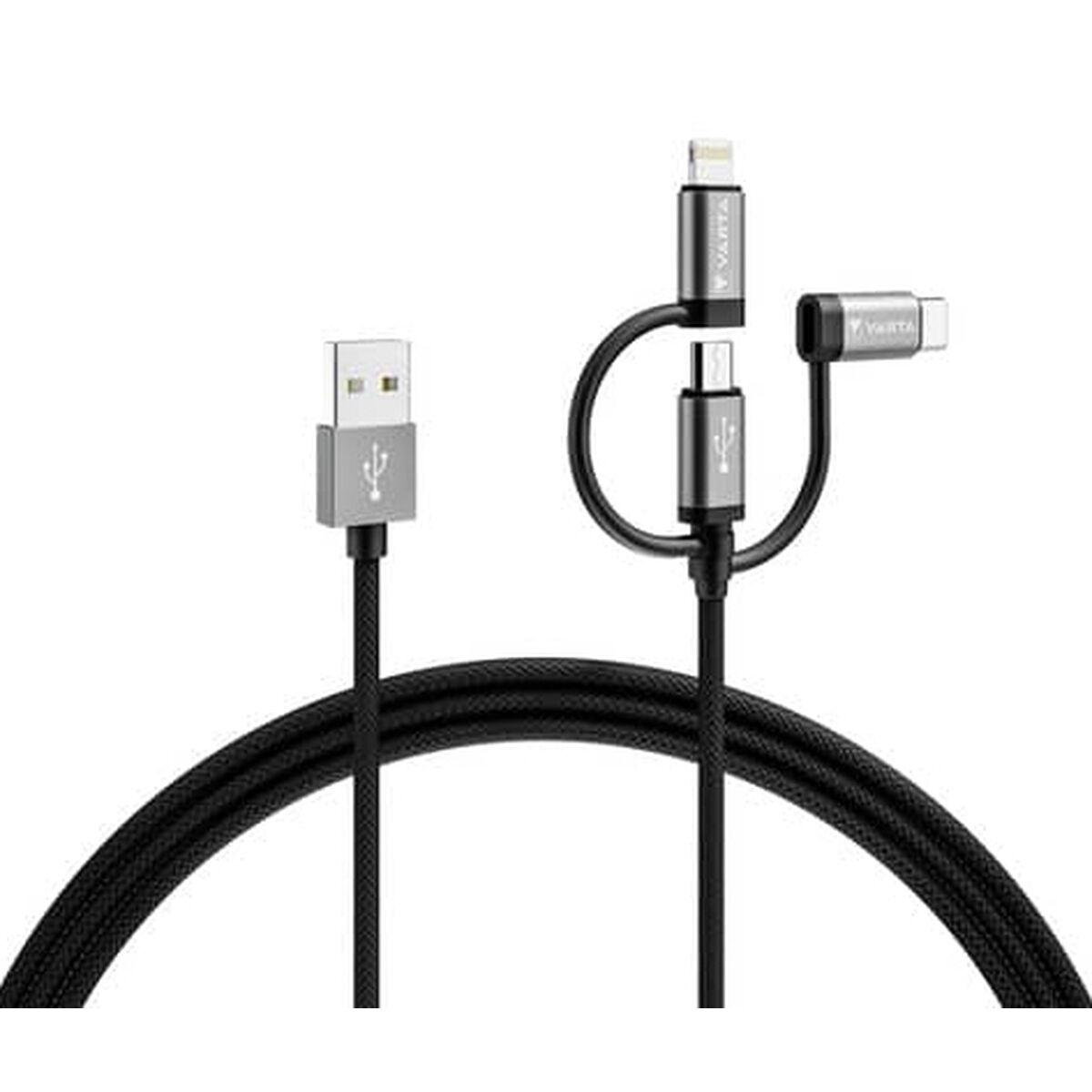 Cavo VARTA 3 in 1 USB-C Lightning Micro USB 2 metri